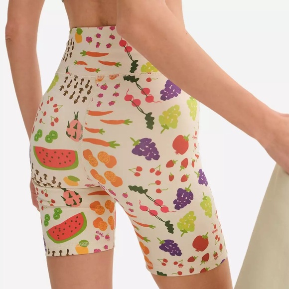NWT MATE X Lisa Says Gah Organic Stretch Biker Shorts